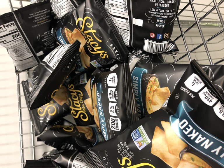 Bags of pita chips in the Fueling Station.
